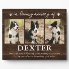 Rustic Pet Loss Memorial 3 Plaque photo