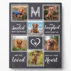 Rustic Pet Memorial Keepsake Unique Photo Collage