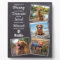 Rustic Pet Photo Collage Dog Memorial