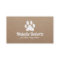Rustic Pet Sitter Dog Walker Paw Logo Kraft