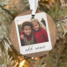 Rustic Photo Frame with Square Instagram and Wood