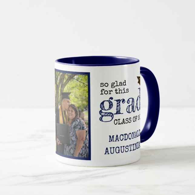 Rustic Photo Graduation Mug (Front Right)