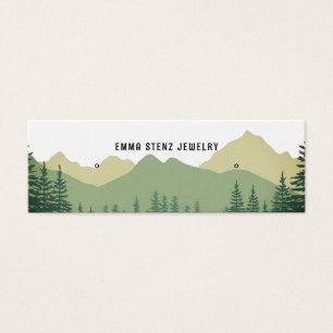 Rustic Pine Mountain • Earring Hoops Studs Display