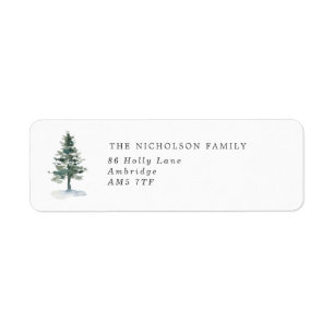Rustic Pine Tree Family