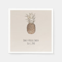 Rustic Pineapple Tropical Hawaiian Wedding