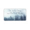 Rustic Pines Foggy Blue Mountain Return Address