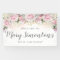 Rustic Pink and White Floral 90th Birthday