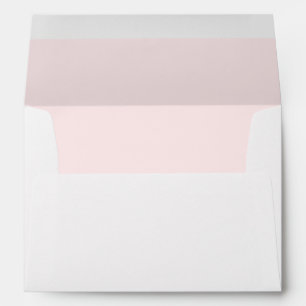 Rustic Pink Colour Inside simple Envelope
