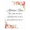 Rustic Pink Floral Mimosa Bar Sign