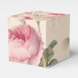 Rustic Pink Roses Favor Box