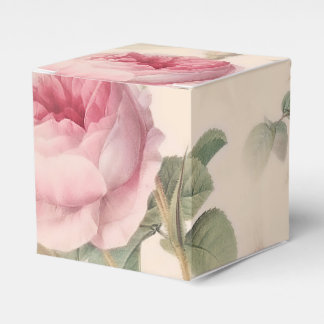 Rustic Pink Roses Favor Box