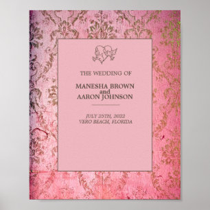 RUSTIC PINK - Wedding Poster