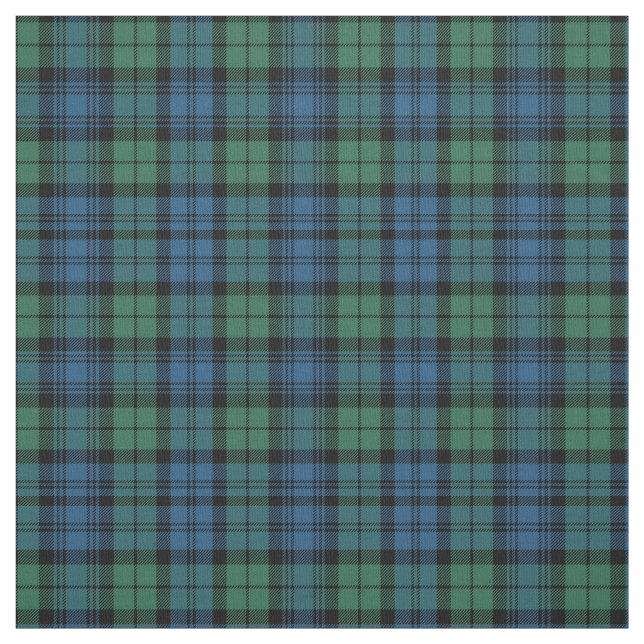 Rustic Plaid Campbell Tartan Fabric (Swatch)