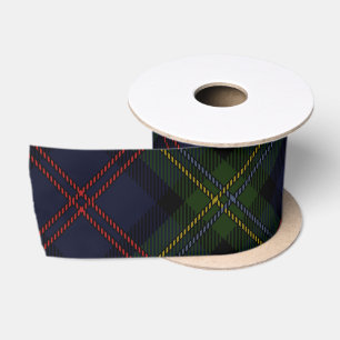 Rustic Plaid Classic Elegant Holidays Tartan Satin Ribbon