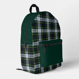Rustic Plaid Elegant Gordon Tartan Printed Backpack