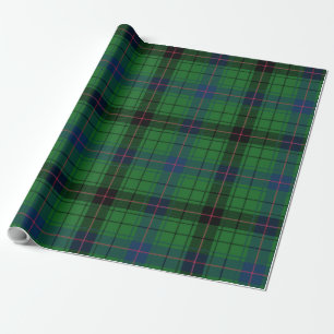 Rustic Plaid Green Classic Tartan Wrapping Paper