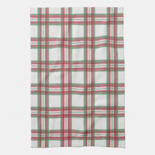 Rustic Plaid Holiday Christmas Kitchen Towel