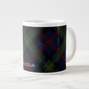 Rustic Plaid Keepsake Tartan Large Coffee Mug
