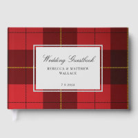 Rustic Plaid Wallace Plaid Red Wedding Tartan