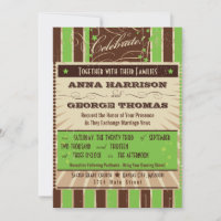 Rustic Poster: Apple Green Custom Wedding
