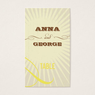 Rustic Poster: Tropical Sun Escort / Gift Tag