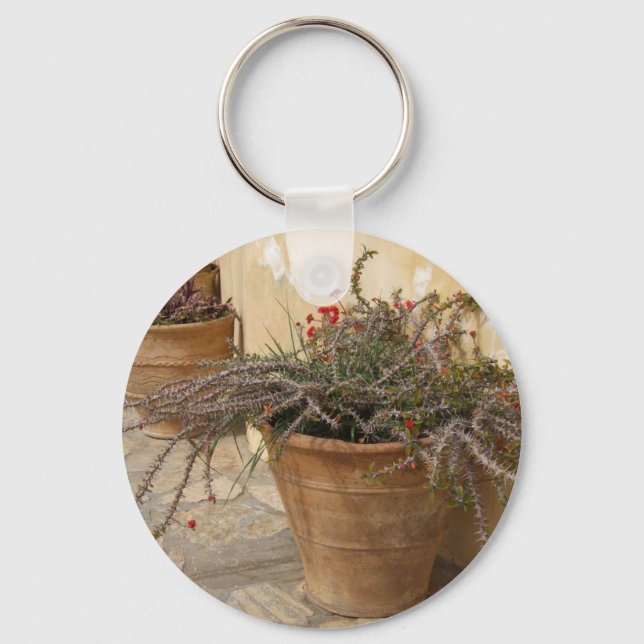 Rustic Pots Keychain (Front)