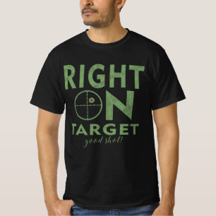 Rustic Precision Rifle Target Shooting T-Shirt