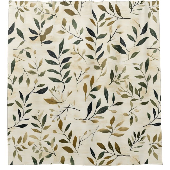 Rustic Pressed Leaves Pattern – Autumn Botanical (Front)