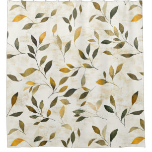 Rustic Pressed Leaves Pattern – Autumn Botanical 6