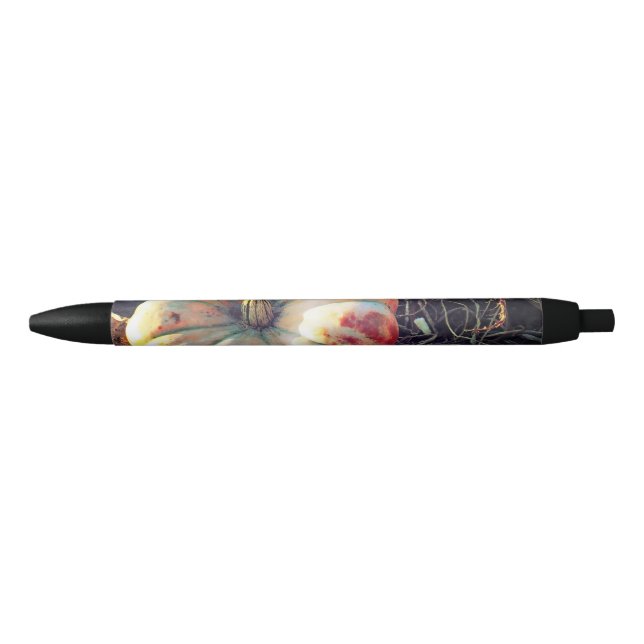 Rustic Pumpkin  Black Ink Pen (Front)