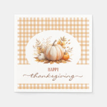 Rustic Pumpkin Happy Thanksgiving