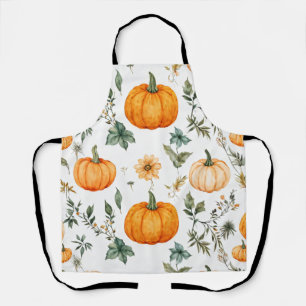 Rustic Pumpkin Pattern Apron