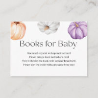Rustic Pumpkins ORANGE PURPLE WHITE Book Request 