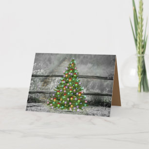 Rustic Ranch Christmas Holiday Card