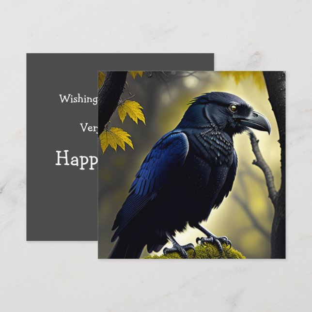 Rustic Raven - Natures Guardian Card (Front/Back)