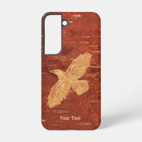 Rustic Raven On Inner Birch Bark OtterBox iPhone C