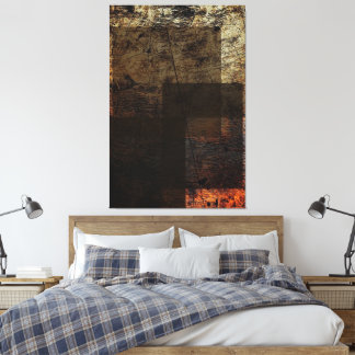 Rustic Rectangles Canvas Print