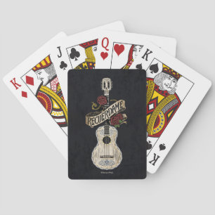 Rustic Recuerdame Guitar Playing Cards