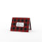 Rustic Red Black Buffalo Plaid Custom Logo 