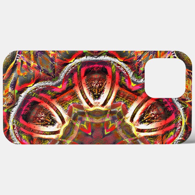 Rustic red brown texture in spoiled kaleidoscope   Case-Mate iPhone case (Back (Horizontal))