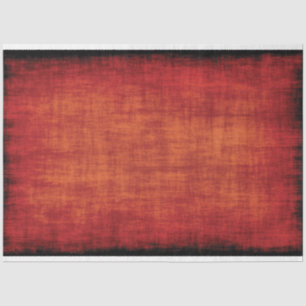 Rustic Red Orange Texture Background lg Decoupage Tissue Paper