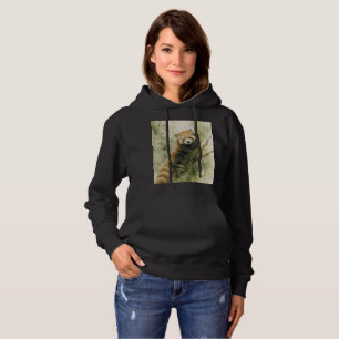 Rustic Red Panda Charm Hoodie