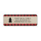 Rustic Red Plaid Holiday Address Labels