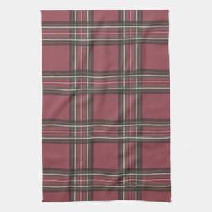 Rustic Red Plaid Kitchen Towel