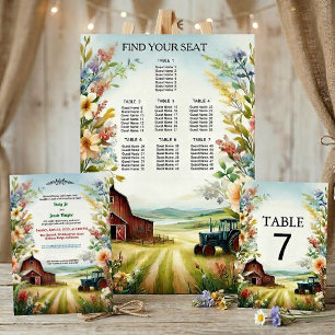 Rustic Redneck Countryside Wedding Invitation