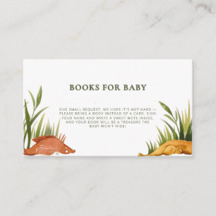 Rustic Reel Excited Fishing Books for Baby Enclosure Card