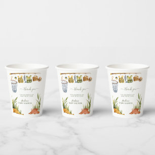 Rustic Reel Excited Little Fisherman Baby Shower  Paper Cups