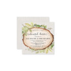 Rustic rehearsal dinner woodland forest