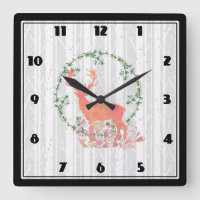 Rustic Reindeer Boho Watercolor