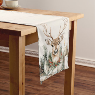 Rustic Reindeer Christmas Table Runner